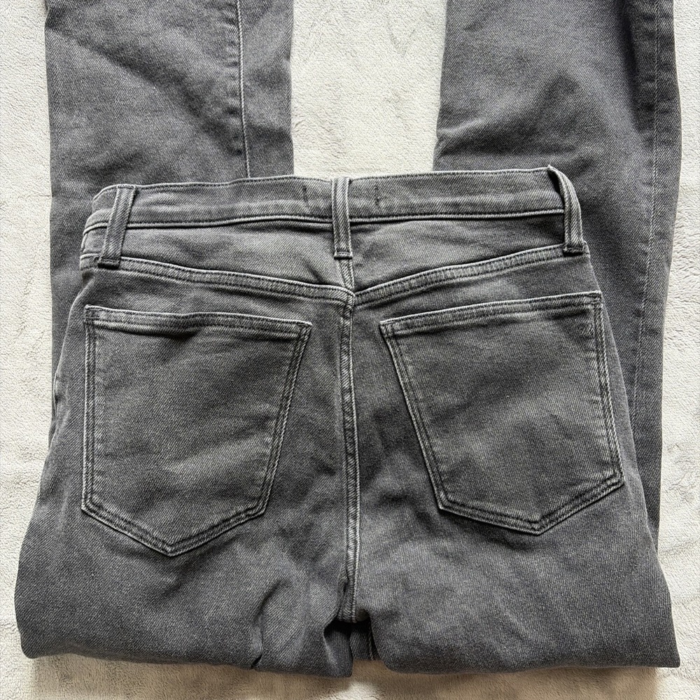 Madewell Mid-Rise Kick Out Jeans Womens 27 Black Dark Denim - Picture 7 of 7